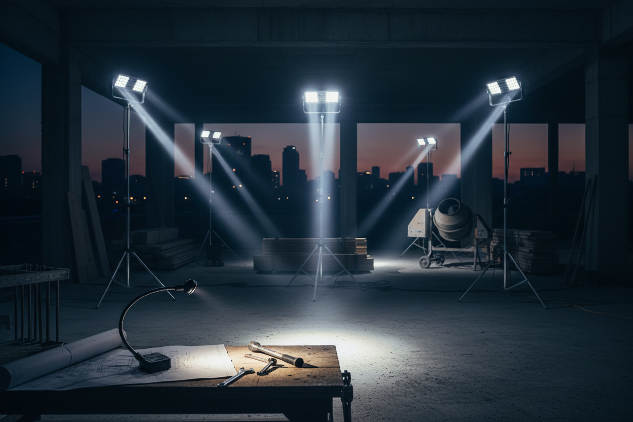 The Complete Guide to Job Site Lighting: How to Light Up Any Work Space
