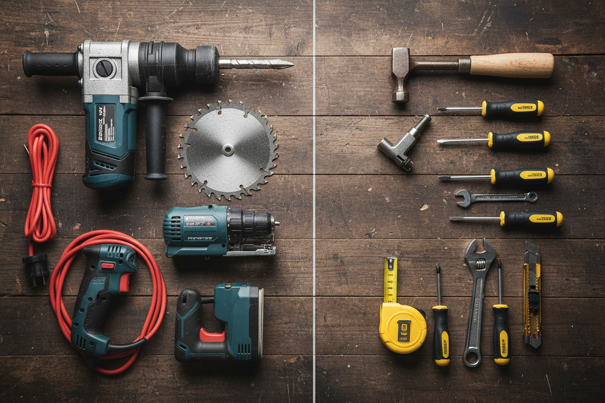 Power Tools vs. Hand Tools: Which Should You Use?
