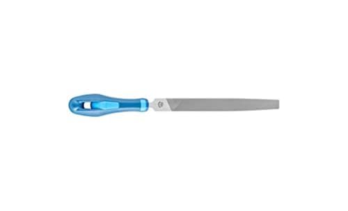 Pferd - 11012P PFERD Flat Hand File with Handle, American Pattern, Double Cut, Rectangular, Fine, 10" Length, 31/32" Width, 1/4" Thickness