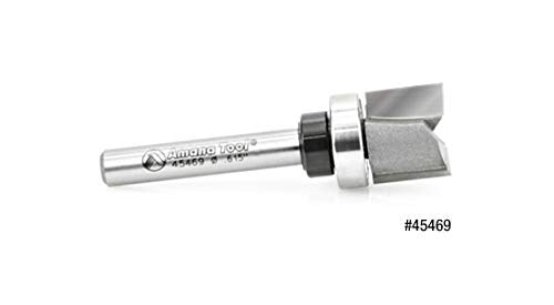 Amana Tool - 45478 Carbide Tipped Straight Plunge .615 Dia x 3/4 x 1/4" Shank with Upp
