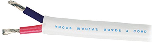 ANCOR MARINE GRADE 121350 Duplex Cable, 12/2 AWG (2 x 3mm2), Flat - 500ft