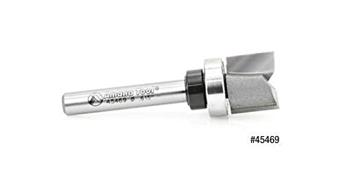 Amana Tool - 45478 Carbide Tipped Straight Plunge .615 Dia x 3/4 x 1/4" Shank with Upp