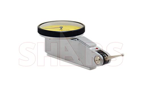 Shars .030" x .0005" Dial Test Indicator in Fitted Case,Yellow Face 303-3203Y P