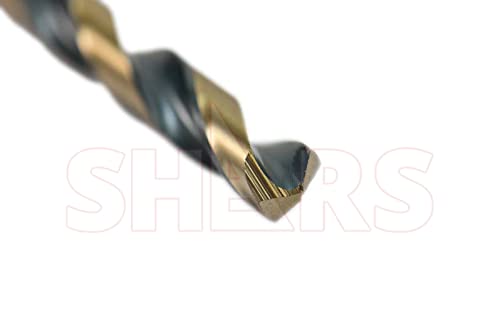 Shars #1 - #60 135° 60 Pcs HSS Heavy Duty Black & Gold Finish Jobber Drill Set 404-2932 P)