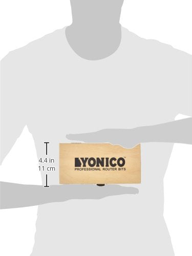 YONICO 13515 5 Bit Bullnose Router Bit 1/2-Inch Shank