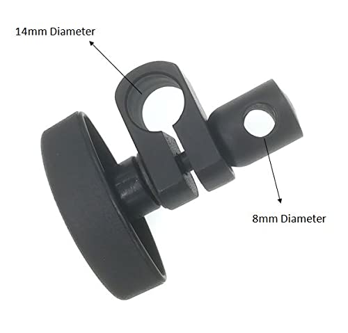Suxing Sleeve Swivel Clamp Chuck for Magnetic Stands Holder Bar Dial Indicator Gauge (D8-D14)