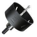 3-5/8” HSS Bi Metal Hole Saw Cutter with Arbor Heavy Duty Hole Saw Bit for Wood Drywall Plastic Aluminum Mild Steel Iron Metal Stainless Steel