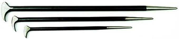Mayhew Pro 61050 Punch and Chisel Kit, 24-Piece & MA60150 60150 3-Piece Ladyfoot Bar Set Black