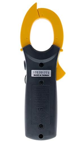 IDEAL Electrical 61-744 Clamp Meter 600 Amp AC with NCV, Voltage Indicator, CATIII for 600V, Yellow