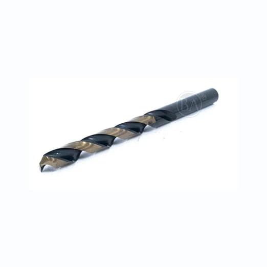 Benchmark Abrasives 9/32”, HSS Black & Gold Jobber Length Drill Bits - 12 Pack