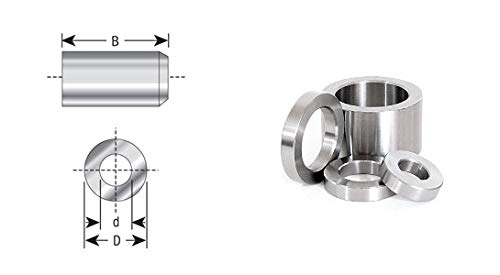 Amana Tool - 919 High Precision Industrial Steel Spacer (Sleeve Bushings) 1-7/8 Dia x 1/4