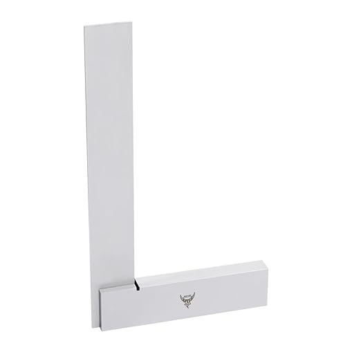 PEC Tools Machinist Square Precision Engineer Wide Seat Square 90 Right Angle Ground Hardened Steel Angle Ruler 9 x 6 Inch, Suitable for Woodworking and Precision Layout Work