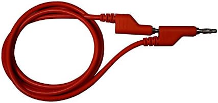 Test Lead Banana Plug Male Stackable to Banana Plug [39" / 1 Set]