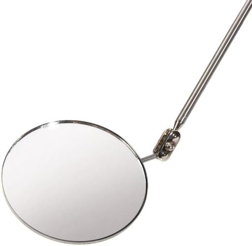 Steelman 29-Inch Telescoping Auto Inspection Mirror, Durable Steel, Articulating 3.25-Inch Round Mirror, Contoured Grip (Case of 10)