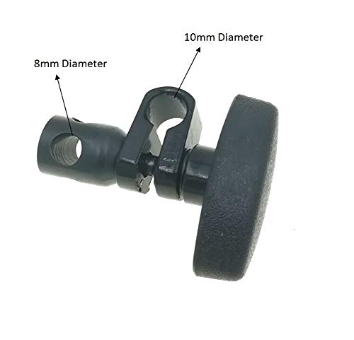 Suxing Sleeve Swivel Clamp Chuck for Magnetic Stands Holder Bar Dial Indicator Gauge 8mm Diameter Hole&10mm Diameter Hole(D8-D10)
