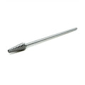 Benchmark Abrasives 6” Taper Shape Radius Double Cut Tungsten Carbide Die Grinder Bits Metal Deburring Tool Rotary Burr, 1/4 Inch Shaft, Engraving Tool for Woodworking Shaping Carving (SL-4)
