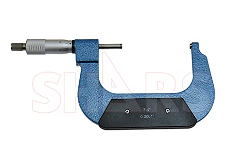 Shars 3-4" Digit-Outside Micrometer, .0001" Graduation 303-2407 P)