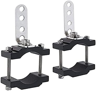 Clamp Motorcycle Light Bracket Fit 0.7"to 2.05" Roll Cage,Adjustable Motorcycle Bicycle Mount Bracket Car Bull Bar Holder Clamp Offroad Tube Clamps Mounting Brackets for LED Work Lights