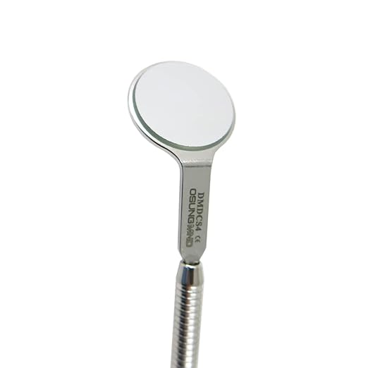 Double Sided Dental Mirror #4, CS, w/Handle