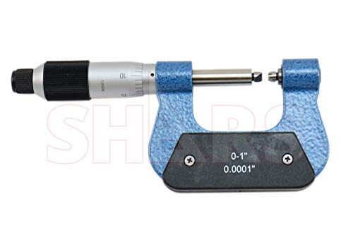 Shars 0-1" Screw Thread Micrometer with Anvil in Fitted Box 303-2370 P)