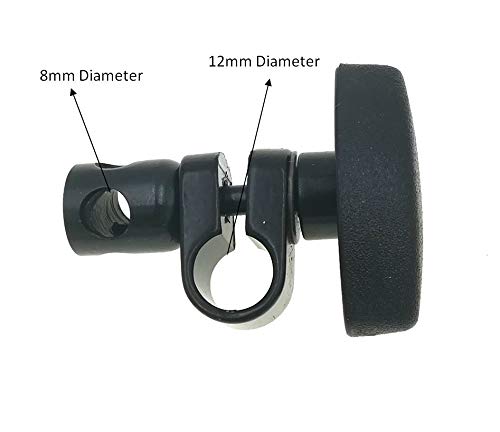 Suxing Sleeve Swivel Clamp Chuck for Magnetic Stands Holder Bar Dial Indicator Gauge 8mm Diameter Hole&12mm Diameter Hole(D8-D12)