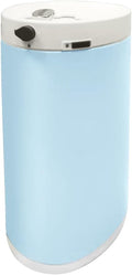 Diaper Pail, Baby Diaper Trash Can with Childproof Lock, Stainless Steel Garbage Pail with lid, Soft Close, Removal Inner Liner, Odor Control, 15 Liter/ 4 Gallon Diaper Disposal Bin, Blue