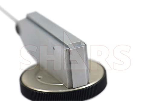 Shars .030" x .0005" Large Black Face Dial Test Indicator with Long Contact Point in Fitted Case 303-3279 P