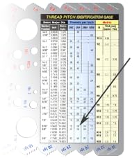 Thread Pitch Identification Gauge