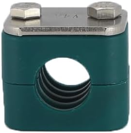 1/4" Tubeclo Standard Series Pipe Clamp, Polypropylene with Galv Plated Steel Hardware, Weld Mounting