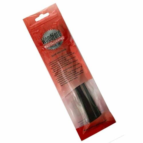 Scroll Saw Blades 10, 18, 21 TPI - Fits Skil SKL-80181 - Pinned Woodworking Sawblades (Pack of 36, 12 per TPI)