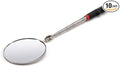 Steelman 29-Inch Telescoping Auto Inspection Mirror, Durable Steel, Articulating 3.25-Inch Round Mirror, Contoured Grip (Case of 10)