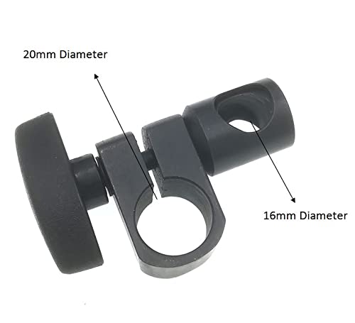 Suxing Sleeve Swivel Clamp Chuck for Magnetic Stands Holder Bar Dial Indicator Gauge (D16-D20)