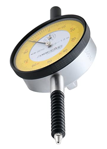 Accusize Industrial Tools 0-1" x 0.001" Lug Back IP54 Shockproof Dial Indicator Premium Grade, P900-S160