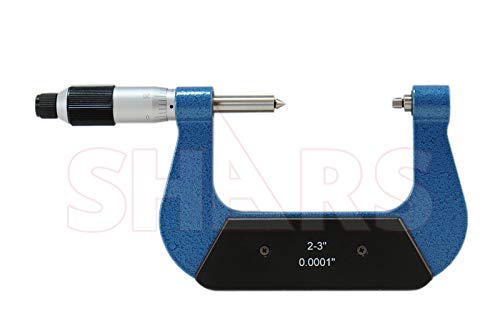 Shars 2-3" Screw Thread Micrometer with Anvil in Fitted Box 303-2372 P)