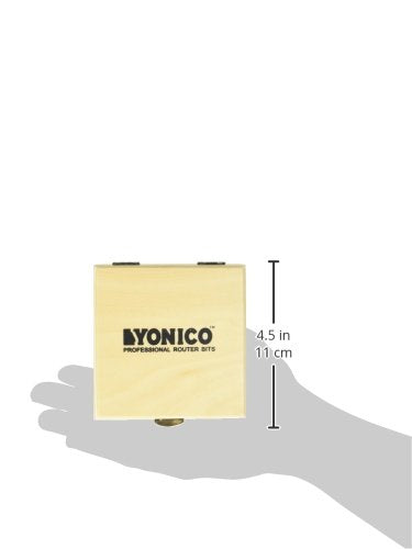 YONICO Round Nose Core Box Router Bit Set 3 Bit 1/4-Inch Shank 14360q