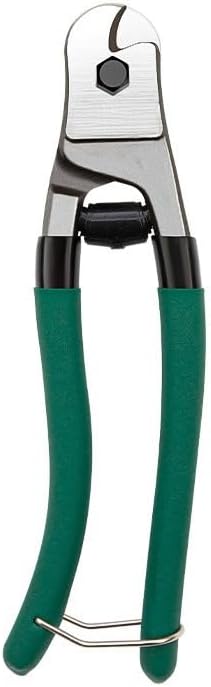 Steel Wire Cutters Heavy Duty 8-Inch Cable Cutting Pliers Wire Rope Cutter Sharp Stainless Steel Cable Cutters 5/32" Comfortable Safety Spring-loaded Handle One-Handed Bike Cable DIY Projects