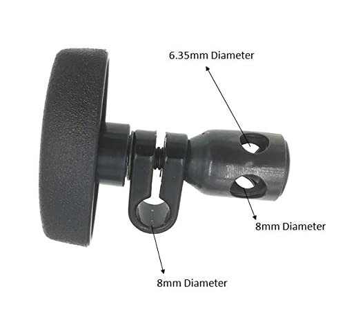 Suxing Sleeve Swivel Clamp Chuck for Magnetic Stands Holder Bar Dial Indicator Gauge (D6/D8-D8)
