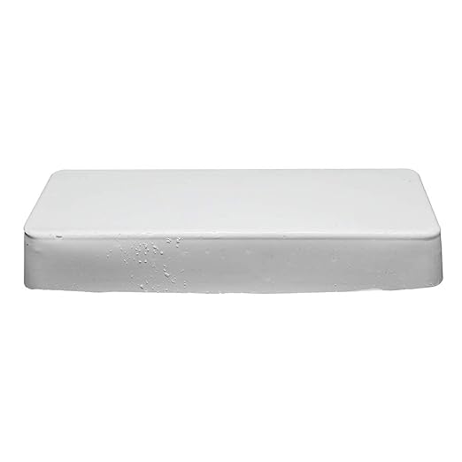 Benchmark Abrasives Buffing Compound for Polishing Removing Scratches on Soft Metals Aluminum Gold Silver Copper Ferrous Non-Ferrous Materials, 1 Pound Bar (White Rouge)