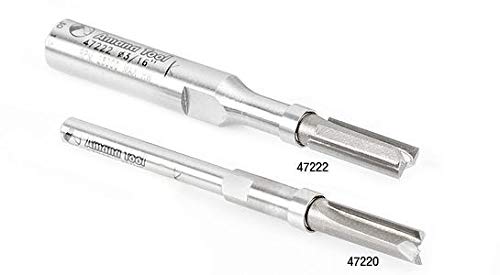 Amana Tool - 47223-S Miniature Flush Trim Plunge Template 1/4 Dia x 1/4 x 1/8" Shank