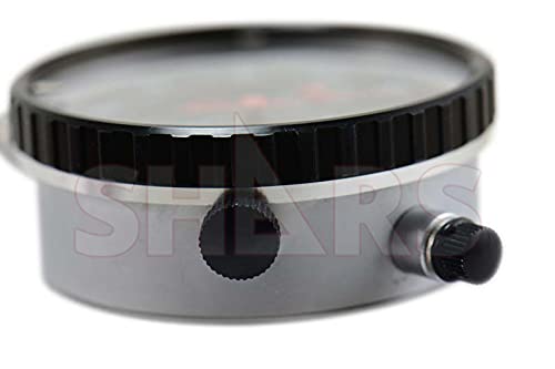 Shars 0.5" Dial Indicator Premium Series, 0.001" Graduation, AGD2, Lug Back with Calibration 303-3225 P]