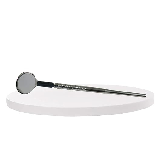 Double Sided Dental Mirror #4, CS, w/Handle