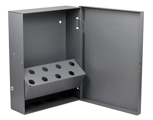 Drill America Drill Bit Index/Case, 9/16" - 1" with 1/12" Shank (8 Sizes), 10760