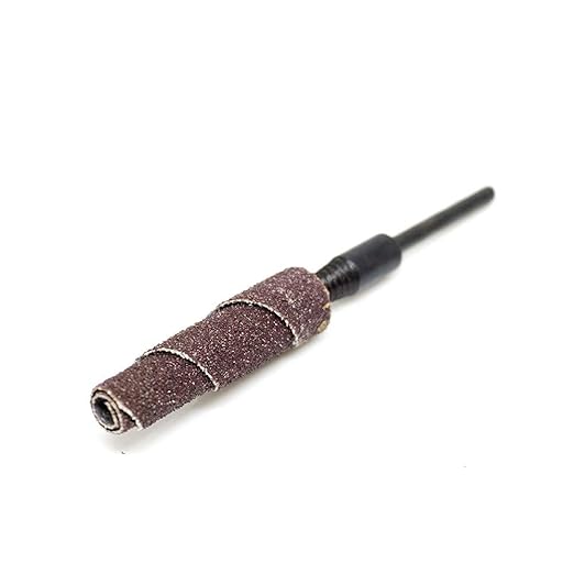 Benchmark Abrasives Aluminum Oxide Tapered Sanding Cartridge Rolls for Blending Deburring Polishing Sanding Metals, Rotary Sander - Drill & Die Grinder Abrasives (10 Pack)(3/8" x 1-1/2", 60 Grit)