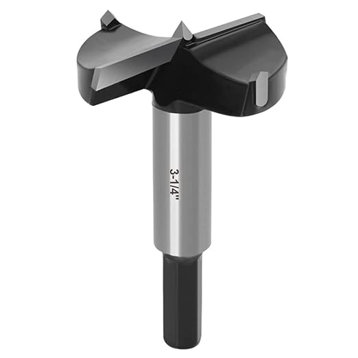 ASNOMY 3-1/4 Inch Forstner Drill Bit, Carbide Tipped Forstner Bit for Hard Wood, Wood Drilling Hole Saw Set Woodworking Hinge Cutter Tool Kits for Wood Plastic Plywood
