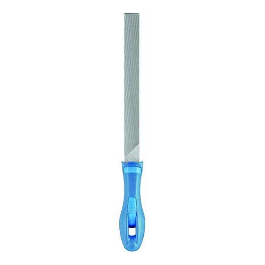 Pferd - 11135P PFERD Flat Hand File with Handle, American Pattern, Chip Breaking, Rectangular, #0 Coarseness, 10" Length, 31/32" Width, 1/4" Thickness