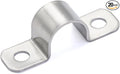 1/4 Inch Stainless Steel Conduit Clamps 2 Hole Pipe Clamps U Pipe Bracket Conduit Fixing Clips, Universal Clamp for Cylindrical Components - Fits OD 6 mm (Approx. 1/4") | 20 Pcs