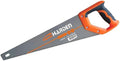 16" Hand Saw – High-Carbon Steel Blade, Double-Sided Ground Teeth for Faster Cutting, Ultra-Sharp & Durable, Soft TPR Handle for Comfort – Perfect for Woodworking, Carpentry & DIY