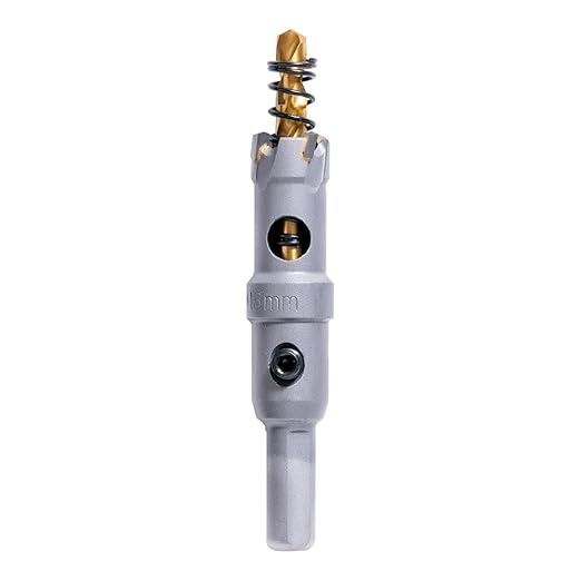 5/8" Carbide Hole Saw, Heavy Duty Metal Hole Cutter with Pilot Drill Bit for Cutting Stainless Steel, Metal Sheet and Aluminum Alloy (16mm | 5/8")