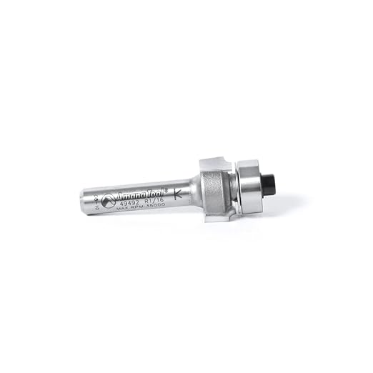 Amana Tool - 49493 - 49492 Carbide Tipped Corner Round 1/16 Radius x 5/8 Dia x 5/16 x 1/4" Sha