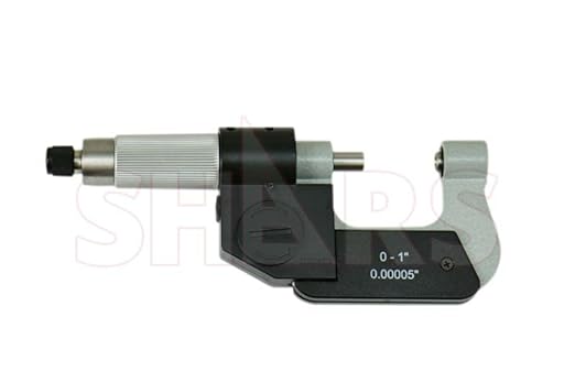 Shars 0-1"/0-25mm Electronic Screw Thread Micrometer, .00005" Resolution, 60 Degree 303-2436 P]